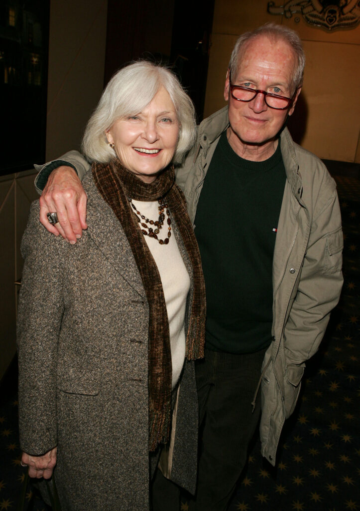 Actors Joanne Woodward and Paul Newman attend a reception for a special screening of The Woodsman on January 10, 2004 in New York City.  