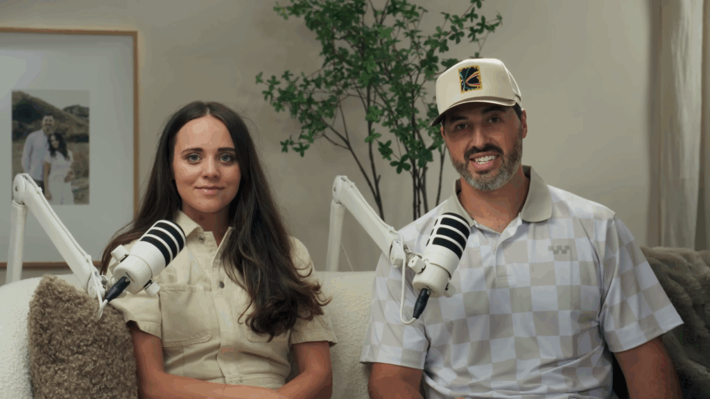 Jinger Duggar and Jeremy Vuolo in October 2025.