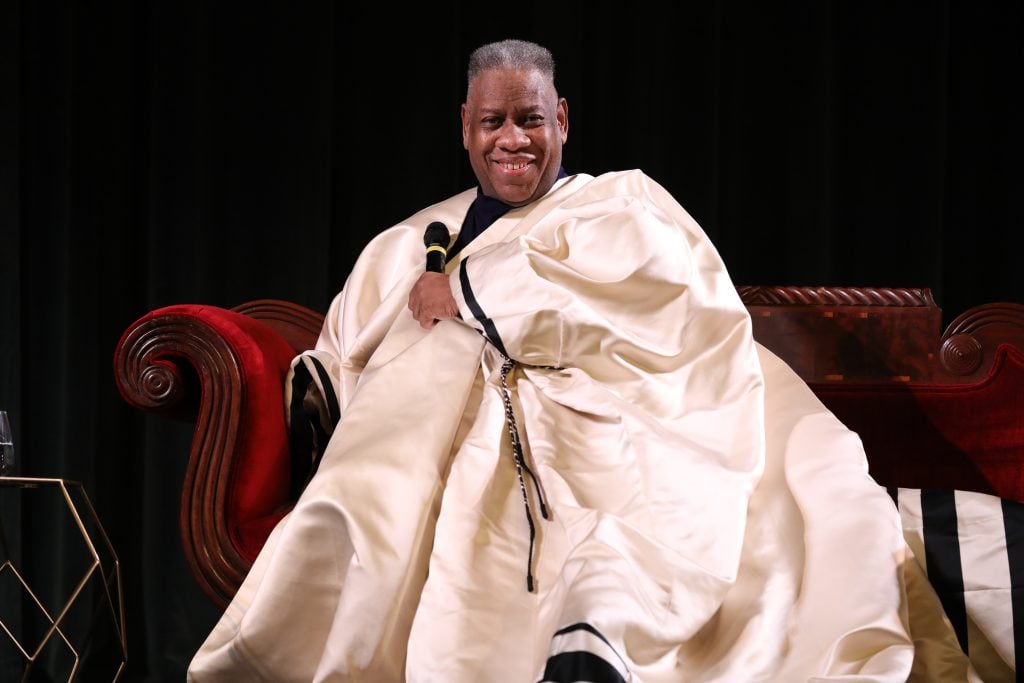 Andre Leon Talley speaks during 'The Gospel According to Andre' Q&A during the 21st SCAD Savannah Film Festival on November 2, 2018 in Savannah, Georgia. 