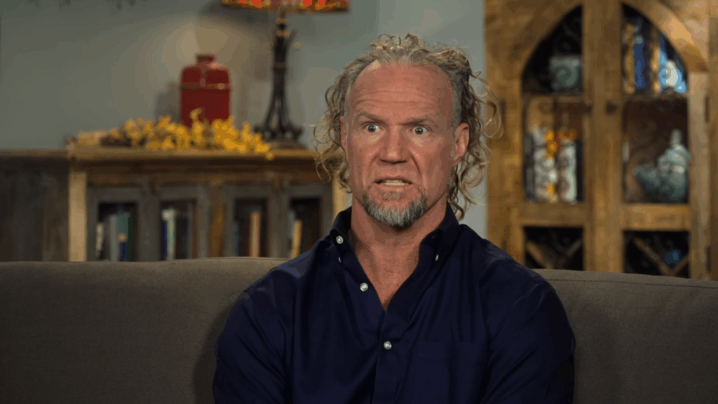 Kody Brown speaks to the camera.