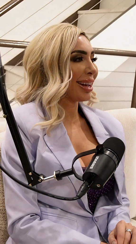 Farrah Abraham as a podcast guest in June 2025.