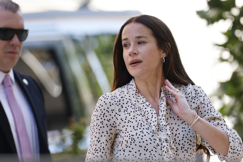 Ashley Biden, daughter of U.S. President Joe Biden, arrives to the J. Caleb Boggs Federal Building during her brother Hunter Biden's trial on June 04, 2024 in Wilmington, Delaware. 