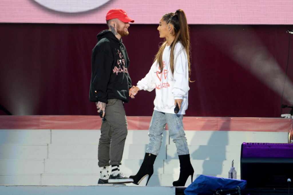 Mac Miller and Ariana Grande in June 2017.