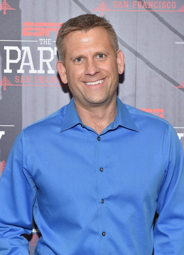 Host of Sport Science John Brenkus attends ESPN The Party on February 5, 2016 in San Francisco, California. 