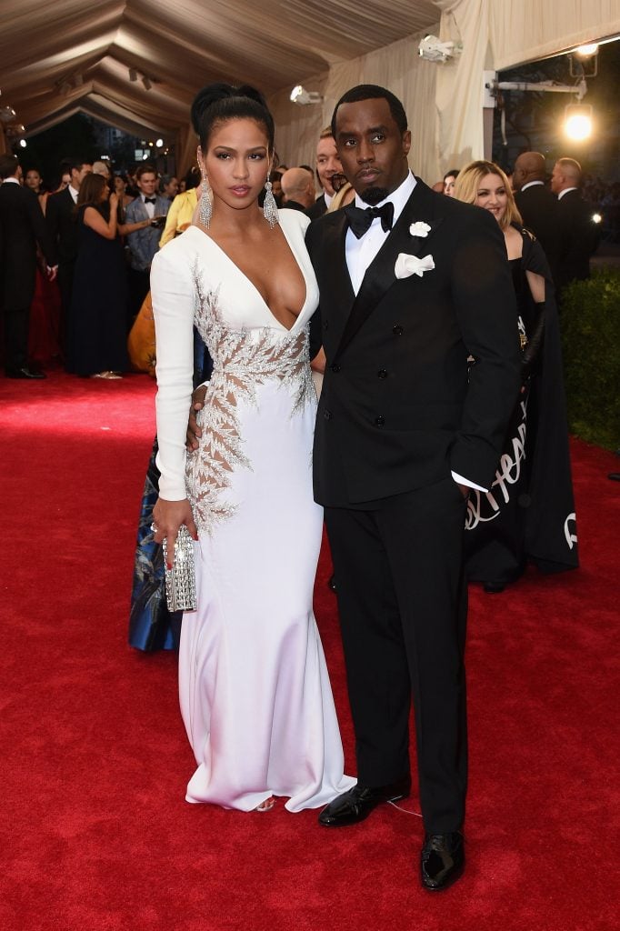 Cassie Ventura and Sean Combs attend the China: Through The Looking Glass Costume Institute Benefit Gala at the Metropolitan Museum of Art on May 4, 2015 in New York City.