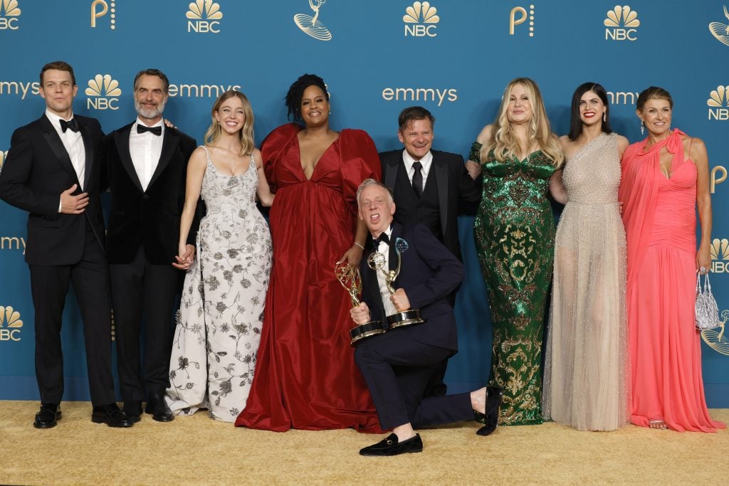 Mike White and the cast of The White Lotus Season 2.