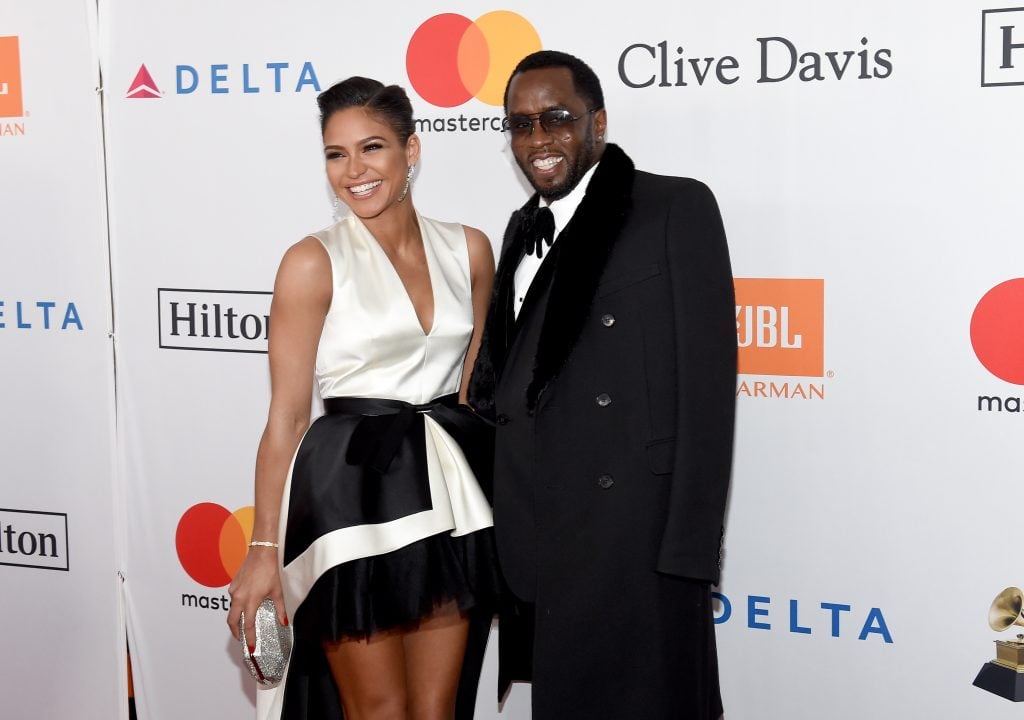 Actor Cassie Ventura and recording artist-producer Sean 'Diddy' Combs attend the Clive Davis and Recording Academy Pre-GRAMMY Gala and GRAMMY Salute to Industry Icons Honoring Jay-Z on January 27, 2018 in New York City. 