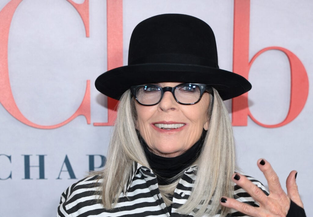 Diane Keaton attends the premiere of Book Club: The Next Chapter at AMC Lincoln Square Theater on May 08, 2023 in New York City. 