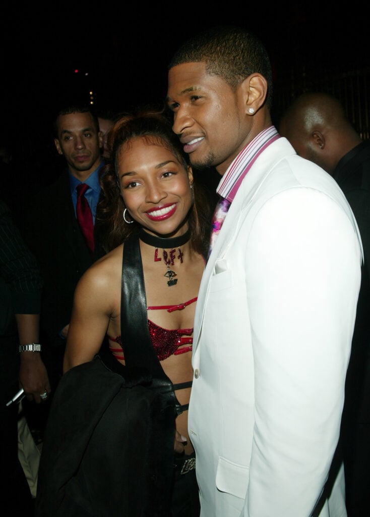 Usher and Chilli Thomas in 2003.