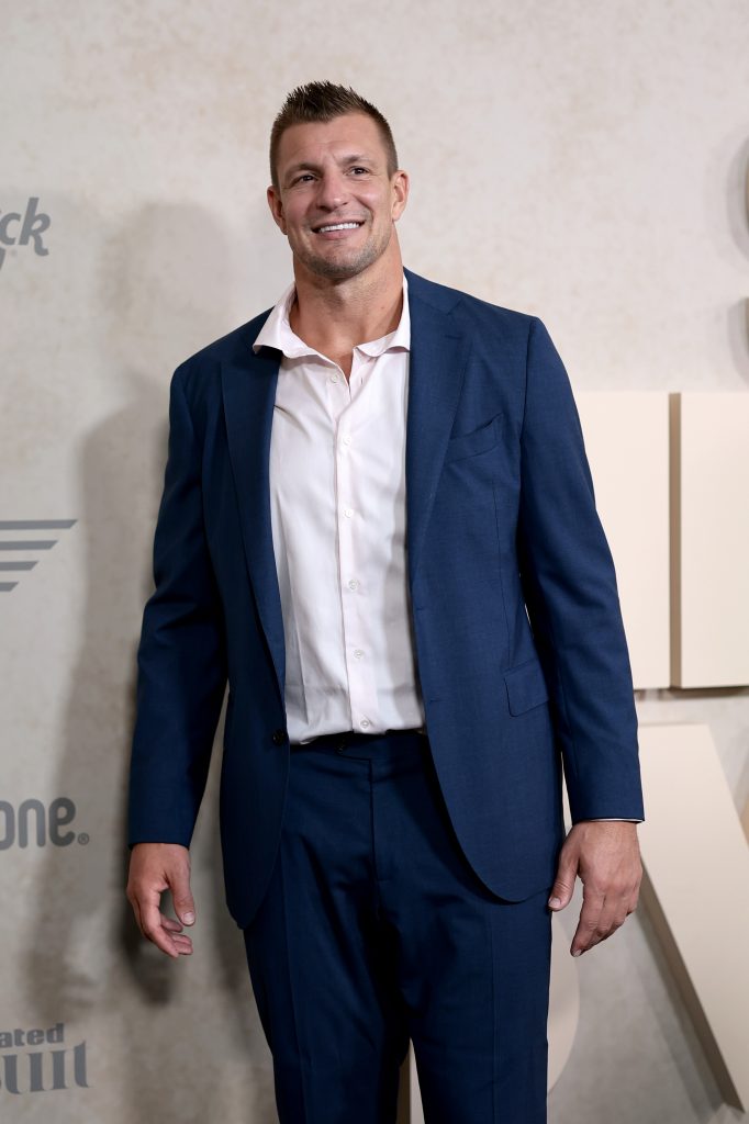 Rob Gronkowski attends the launch of the 2025 Issue of Sports Illustrated Swimsuit at Hard Rock Hotel New York on May 15, 2025 in New York City. 
