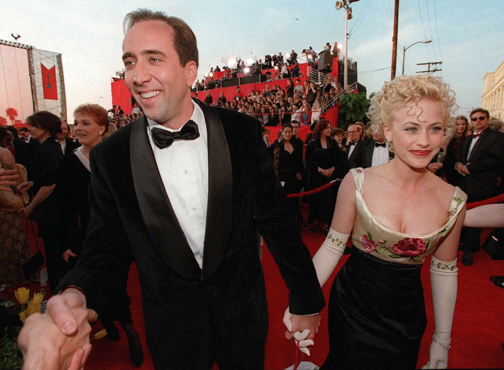 Nicolas Cage and Patricia Arquette in March of 1997.