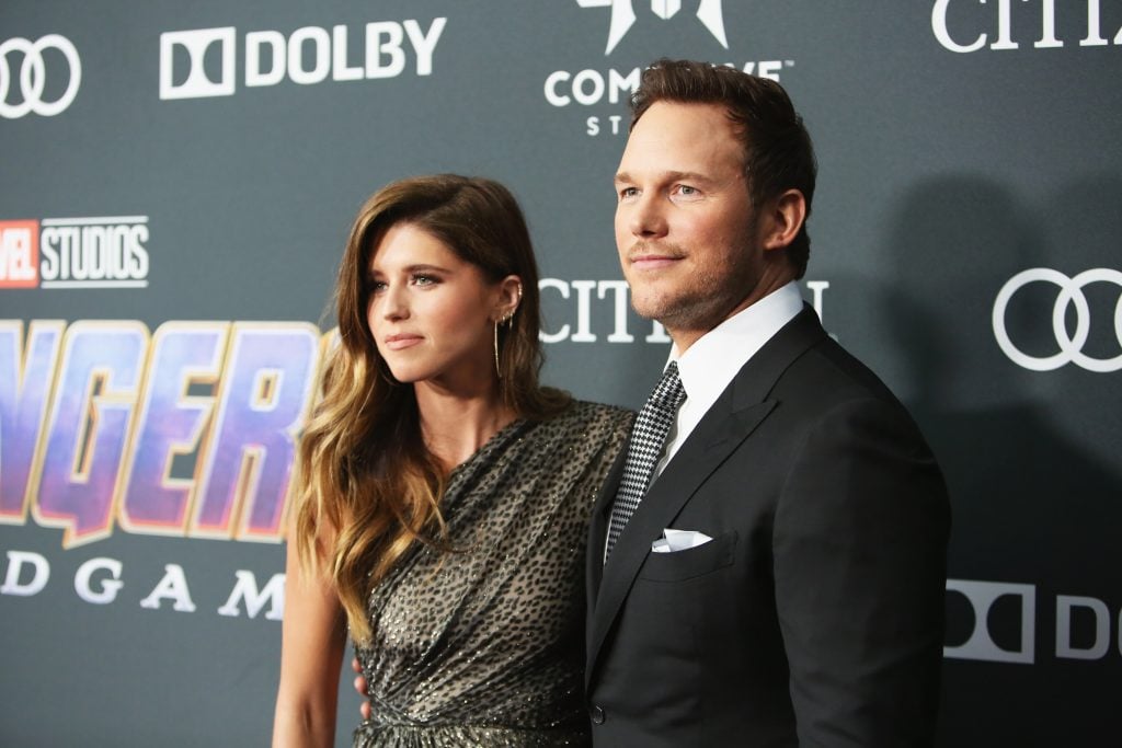Chris Pratt and Katherine Schwarzenegger together in April of 2019.