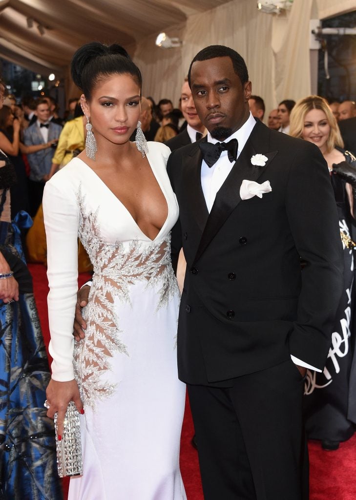 Cassie Ventura and Sean Combs attend the China: Through The Looking Glass Costume Institute Benefit Gala at the Metropolitan Museum of Art on May 4, 2015 in New York City.