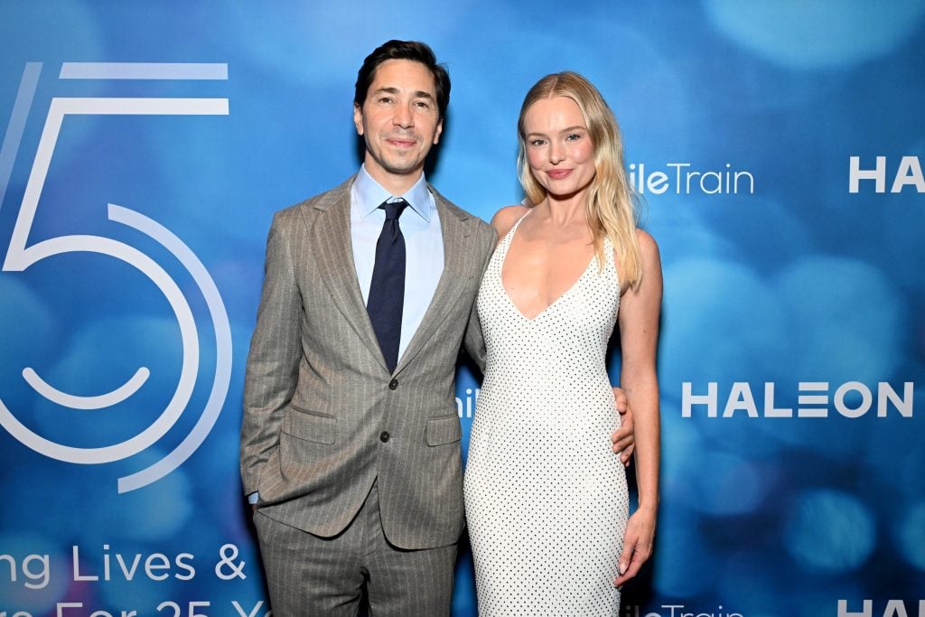 Justin Long and Kate Bosworth on May 8, 2024.