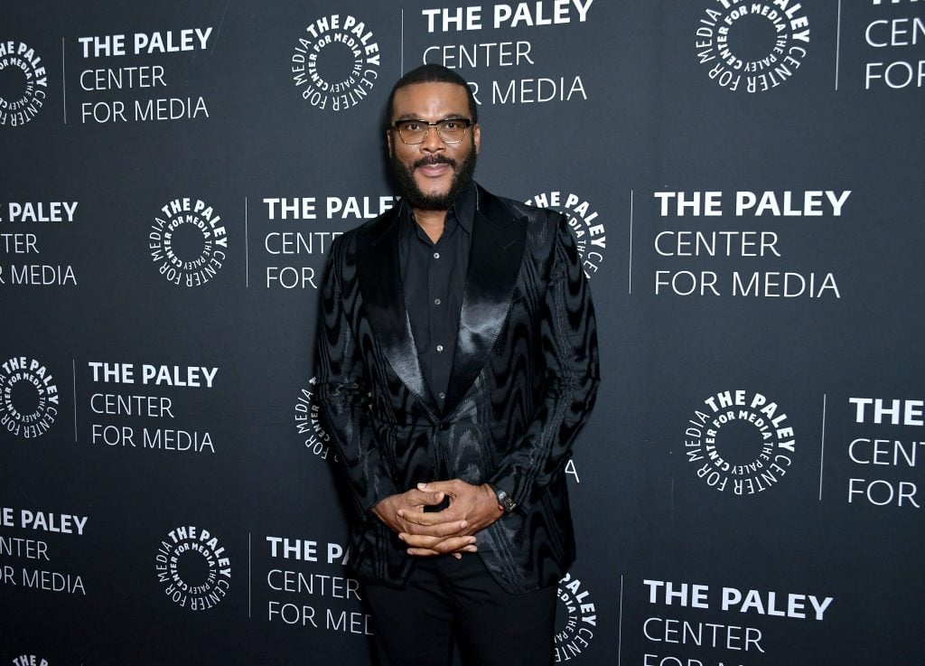 Tyler Perry poses on December 4, 2024.