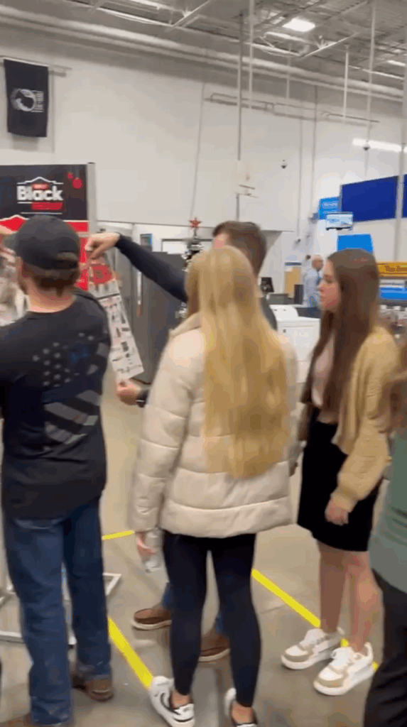 Jordyn Duggar and Johannah Duggar appear on a Lowe's trip in December 2025.