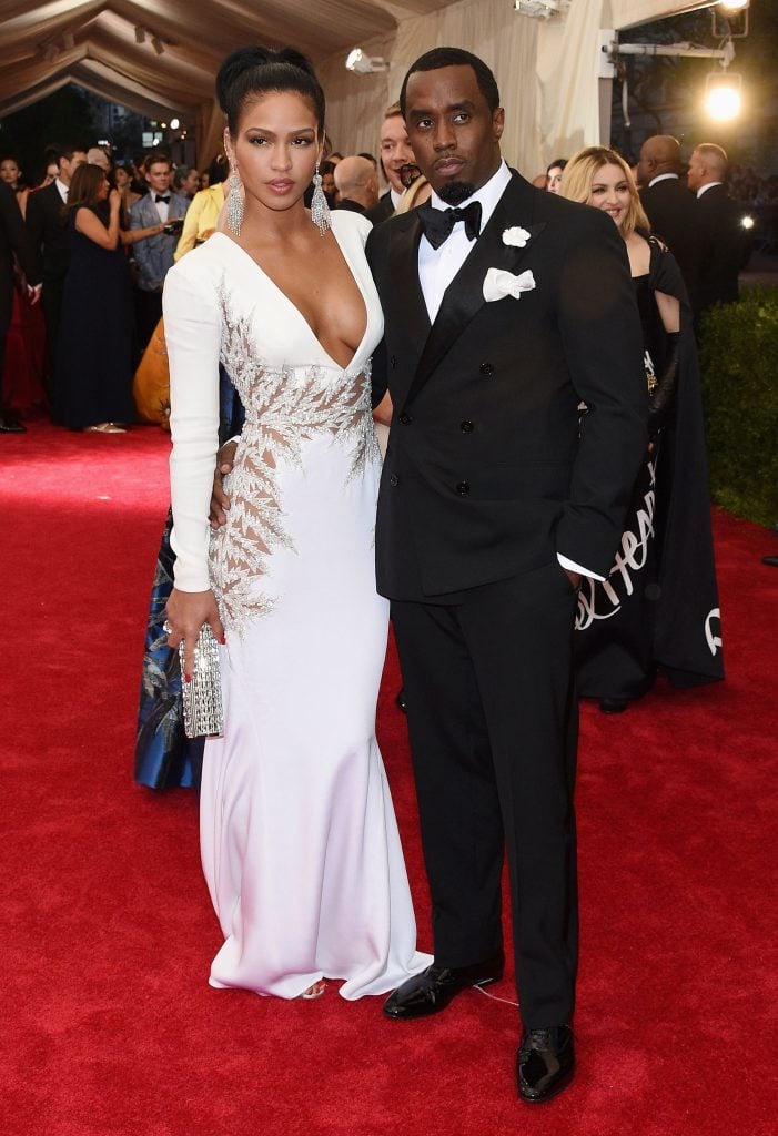 Cassie Ventura and Sean Combs attend the China: Through The Looking Glass Costume Institute Benefit Gala at the Metropolitan Museum of Art on May 4, 2015 in New York City. 