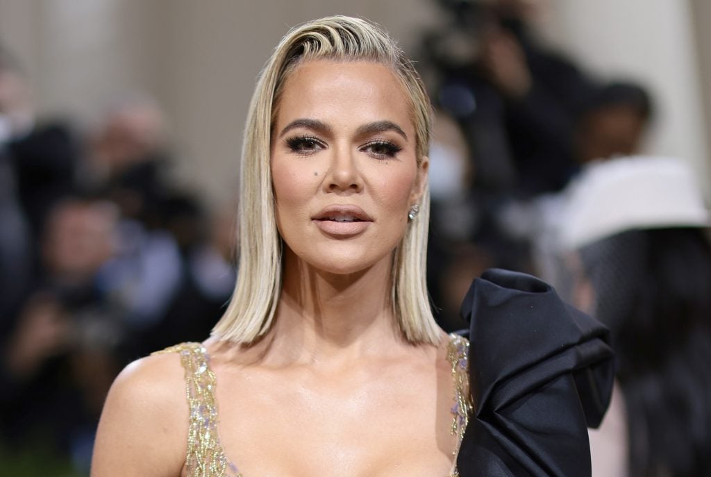 KhloÃ© Kardashian attends The 2022 Met Gala Celebrating In America: An Anthology of Fashion at The Metropolitan Museum of Art on May 02, 2022 in New York City. 