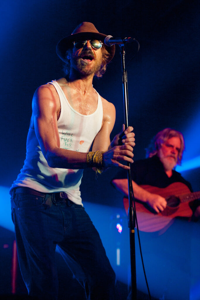 Todd Snider & Friends on stage at The Cannery on September 17, 2014 in Nashville, Tennessee.  