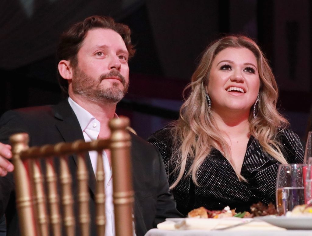 Brandon Blackstock and Kelly Clarkson in November 2017.