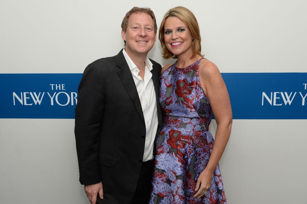 Michael Feldman and journalist Savannah Guthrie attend the White House Correspondents' Dinner Weekend Pre-Party hosted by The New Yorker's David Remnick at the W Hotel Washington DC on May 2, 2014 in Washington, DC. 