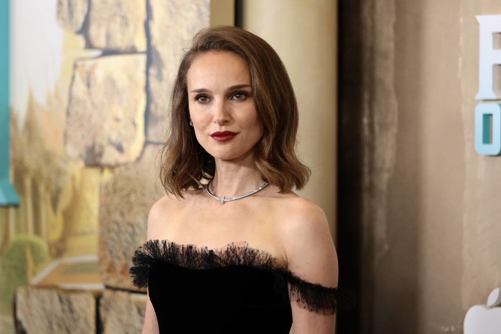 Natalie Portman attends Apple's Fountain of Youth premiere at American Museum of Natural History on May 19, 2025 in New York City.