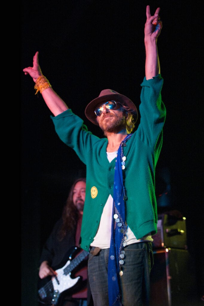 Dave Schools and Todd Snider of Todd Snider & Friends perform at The Cannery on September 17, 2014 in Nashville, Tennessee.  