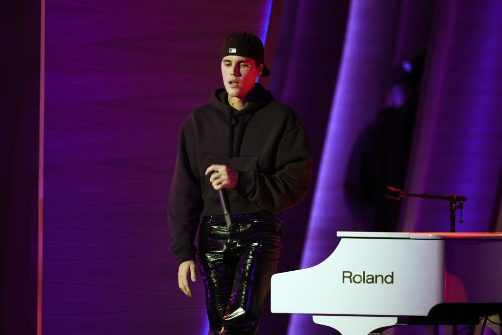 Justin Bieber on April 3, 2022.