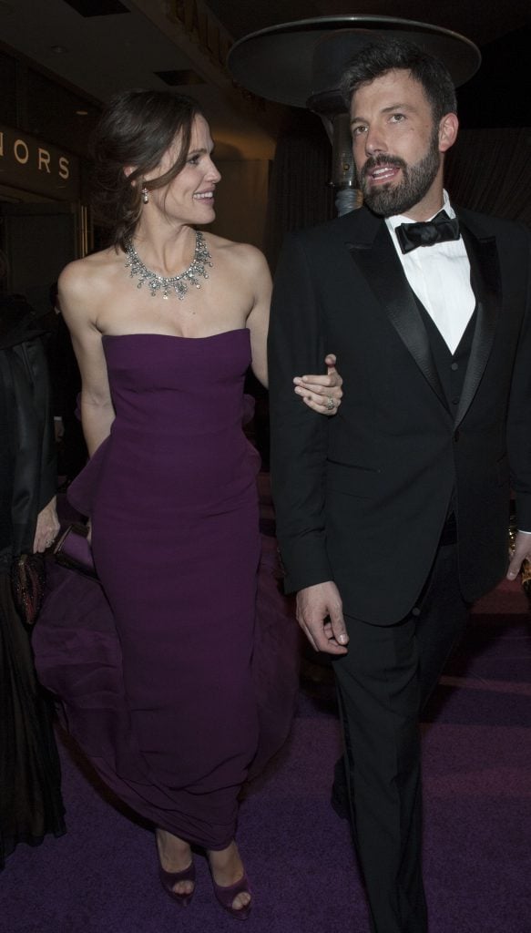 Jennifer Garner and Ben Affleck, winner of the Best Picture award for 'Argo' arrive at the 2013 Governors Ball on February 24, 2013 in Hollywood, California. 