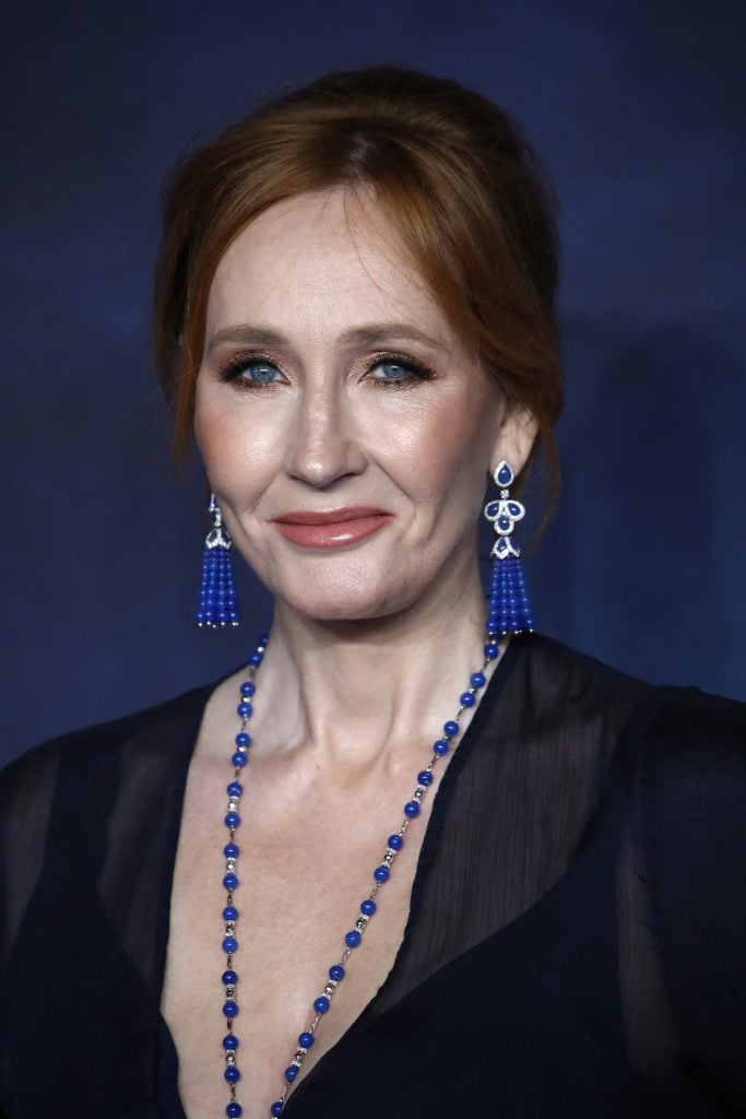 J.K. Rowling attends the UK Premiere of Fantastic Beasts: The Crimes Of Grindelwald at Cineworld Leicester Square on November 13, 2018 in London, England. 