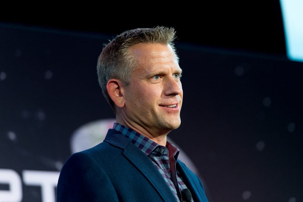 John Brenkus  hosts the Beyond Sport Global Awards on July 26, 2017 in New York City.  