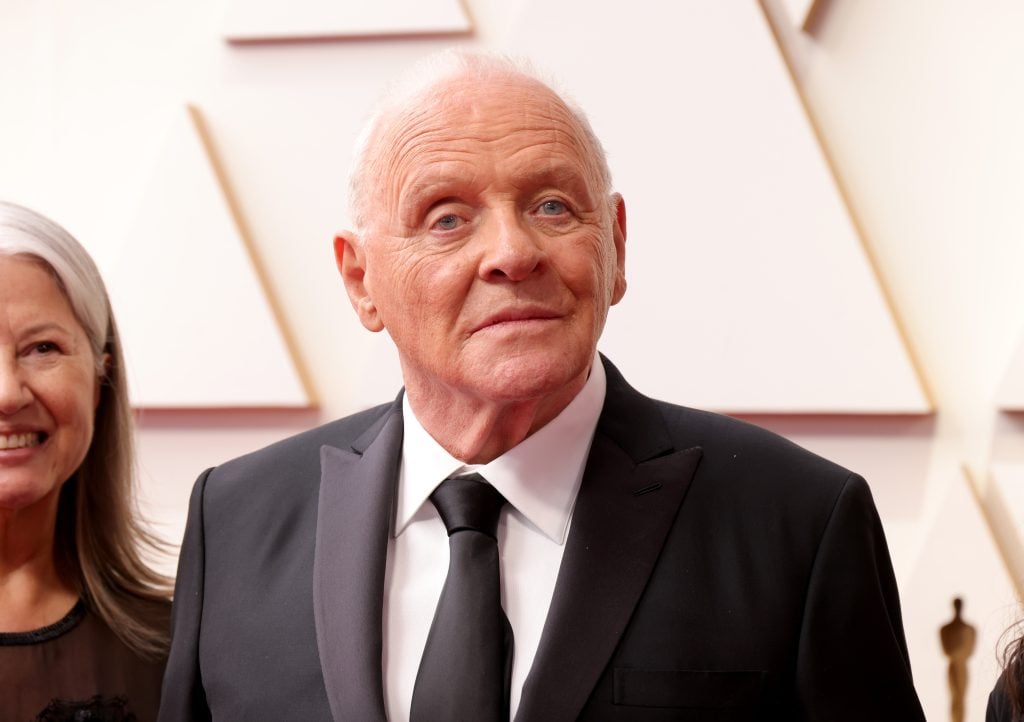 Anthony Hopkins attends the 94th Annual Academy Awards at Hollywood and Highland on March 27, 2022 in Hollywood, California. 