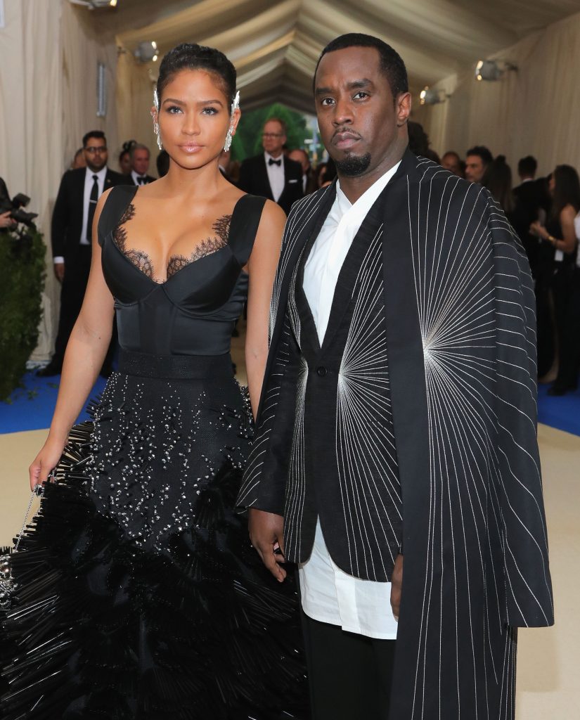 Cassie Sean Diddy Combs attend the Rei Kawakubo/Comme des Garcons: Art Of The In-Between Costume Institute Gala at Metropolitan Museum of Art on May 1, 2017 in New York City.  