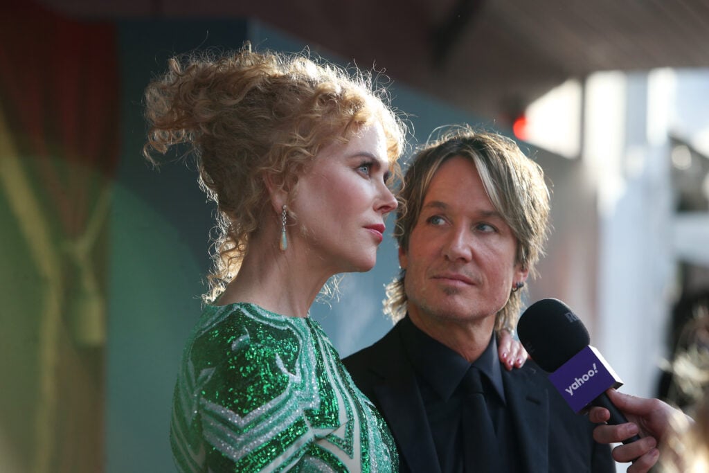 Nicole Kidman and Keith Urban attend the Australian premiere of Being The Ricardos at the Hayden Orpheum Picture Palace on December 15, 2021 in Sydney, Australia. 