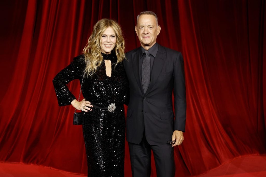 Tom Hanks and Rita Wilson in 2024.