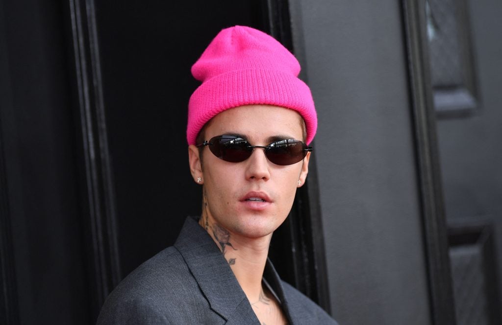 Justin Bieber on April 3, 2022.
