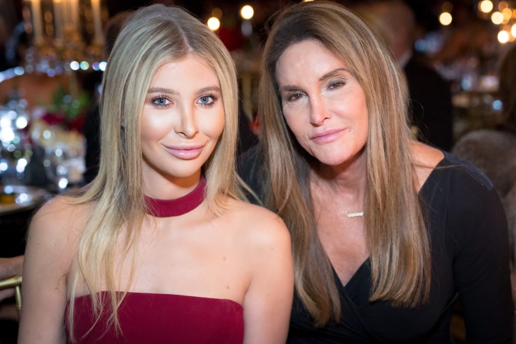 Sophia Hutchins and Caitlyn Jenner on September 22, 2018.