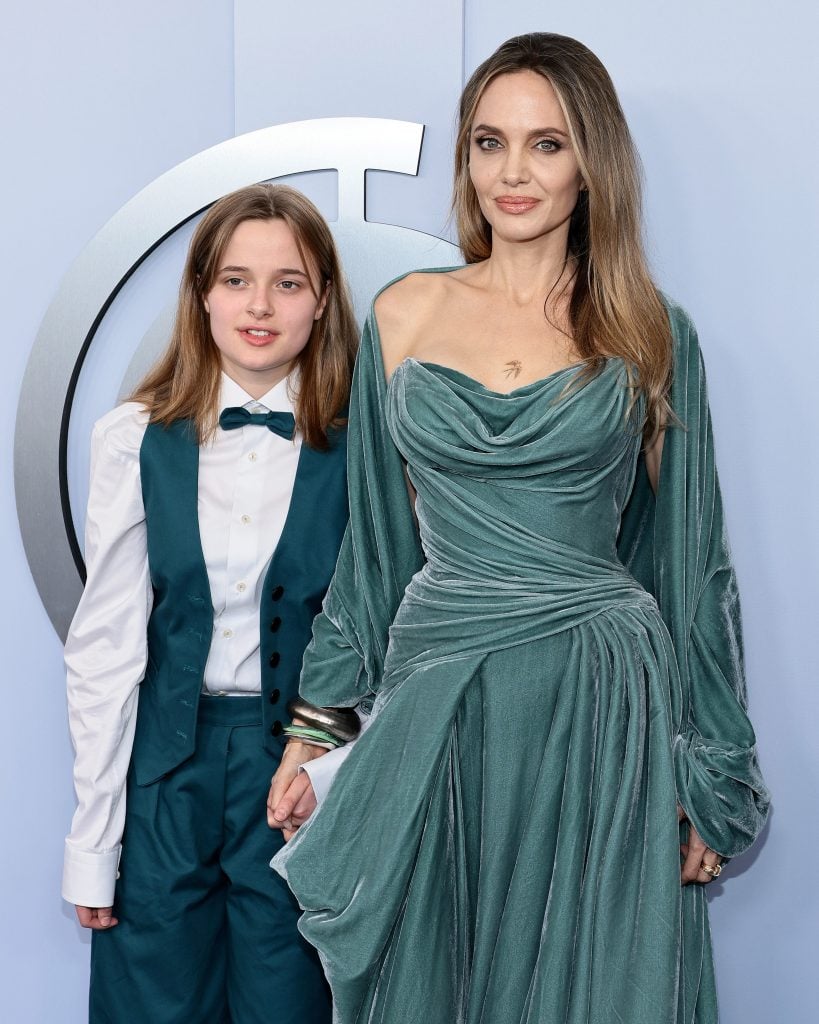 Angelina Jolie and Vivienne Jolie in June of 2024.
