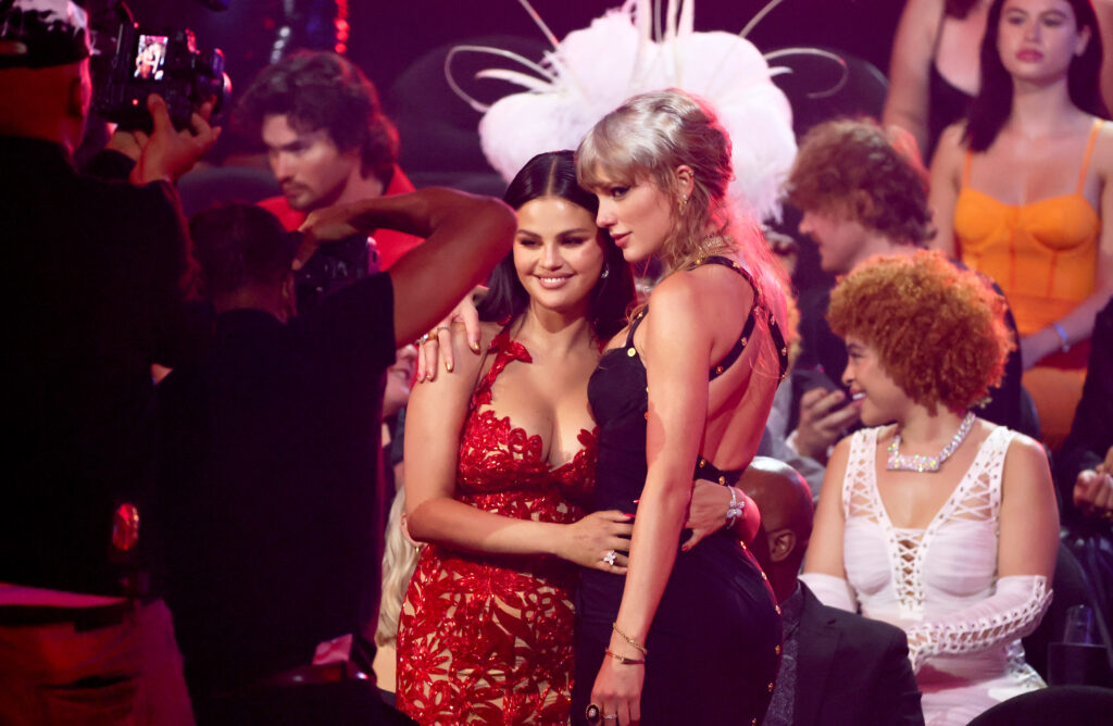 Taylor Swift and Selena Gomez in September 2023.