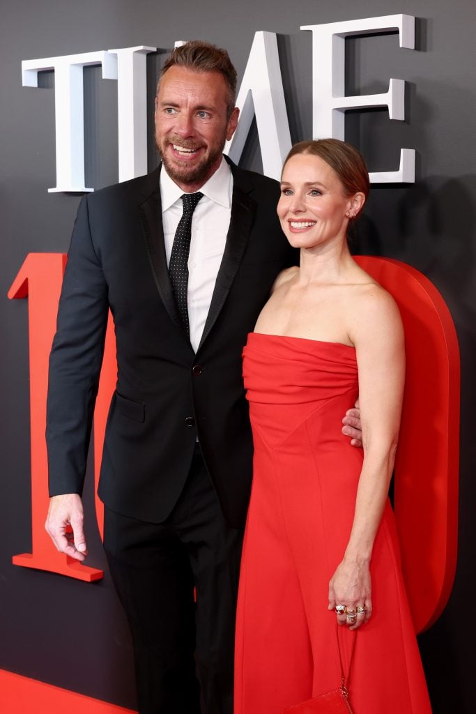 Kristen Bell and Dax Shepard in April of 2025.