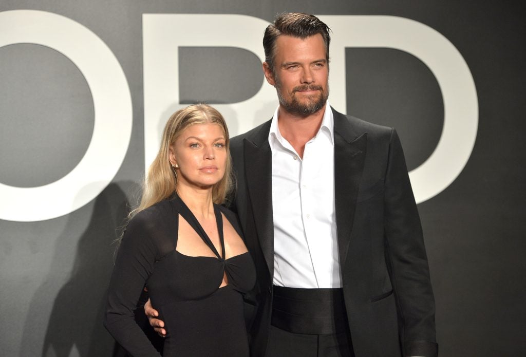 Josh Duhamel and Fergie in February 2015.