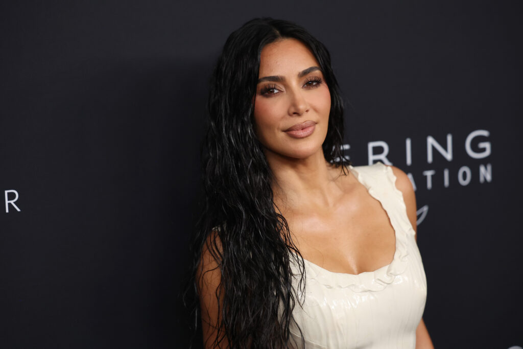 Kim Kardashian attends the 2024 Kering for Women dinner at The Pool on September 09, 2024 in New York City. 