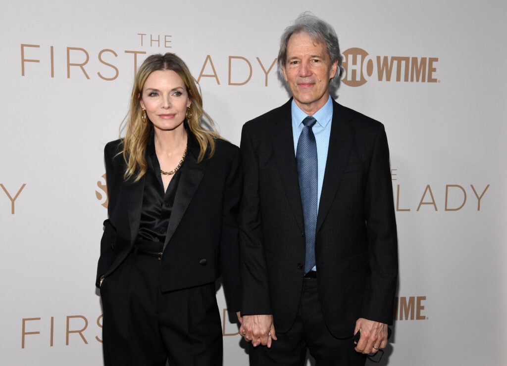Michelle Pfeiffer and husband David E. Kelley in April 2022.