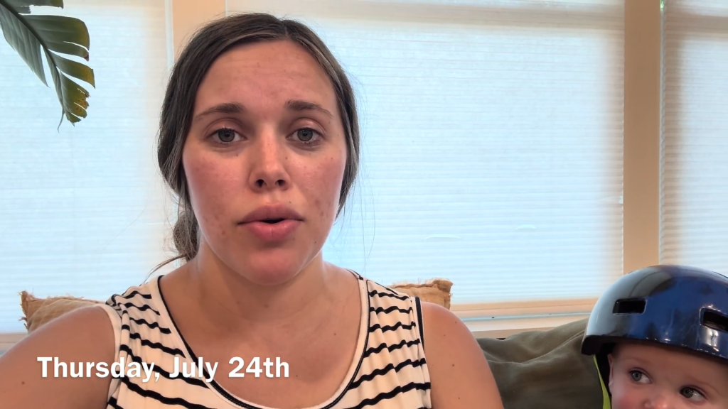 Jessa Duggar right before her due date.