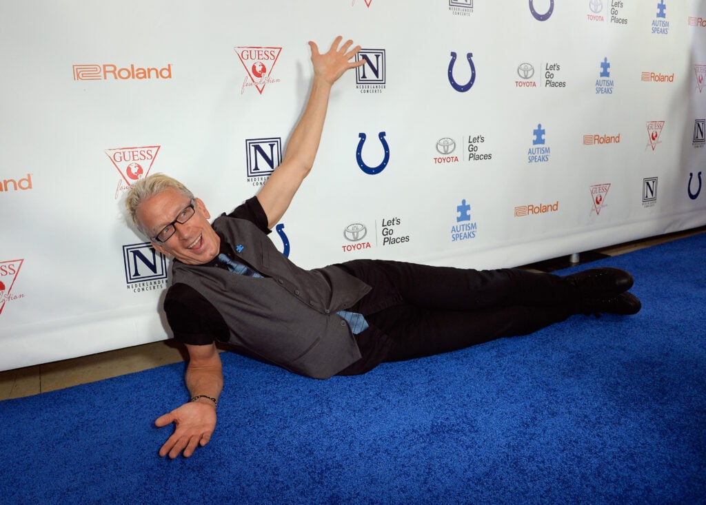 Comedian Andy Dick attends the 4th Annual Light Up The Blues at the Pantages Theatre on May 21, 2016 in Hollywood, California. 