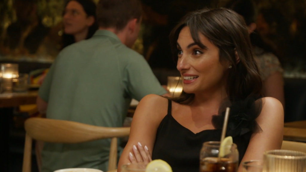 Paige DeSorbo makes an expressive facial expression on 'Summer House' Season 9.