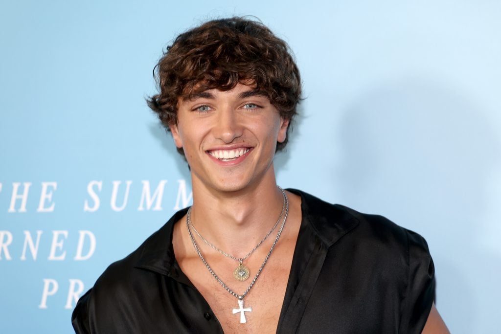 Gavin Casalegno attends The Summer I Turned Pretty Season 3 New York Launch Event at Refinery Rooftop on July 16, 2025 in New York City. 