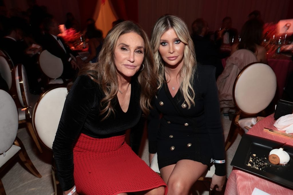 Caitlyn Jenner and Sophia Hutchins on March 27, 2022.