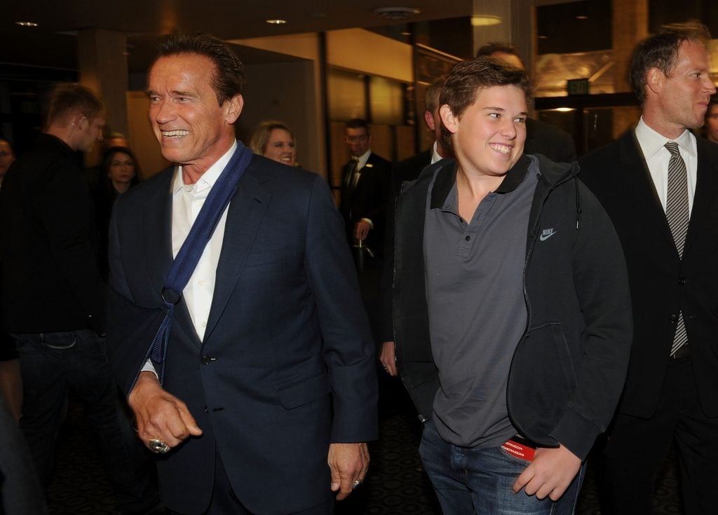 Patrick Schwarzenegger in February of 2012.