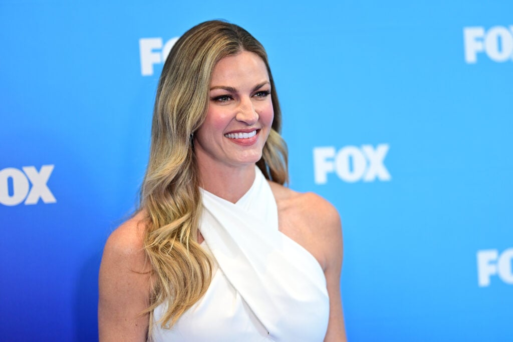 Erin Andrews attends the 2024 Fox Upfront at The Ritz-Carlton Nomad on May 13, 2024 in New York City.